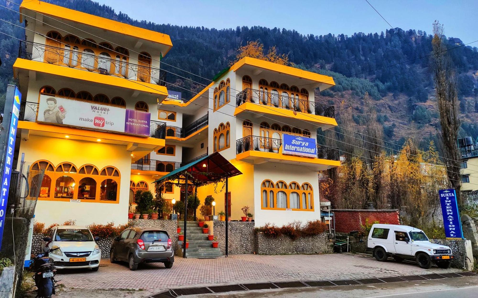 Surya International Hotel Manali Near Mall Road Eksteriør bilde